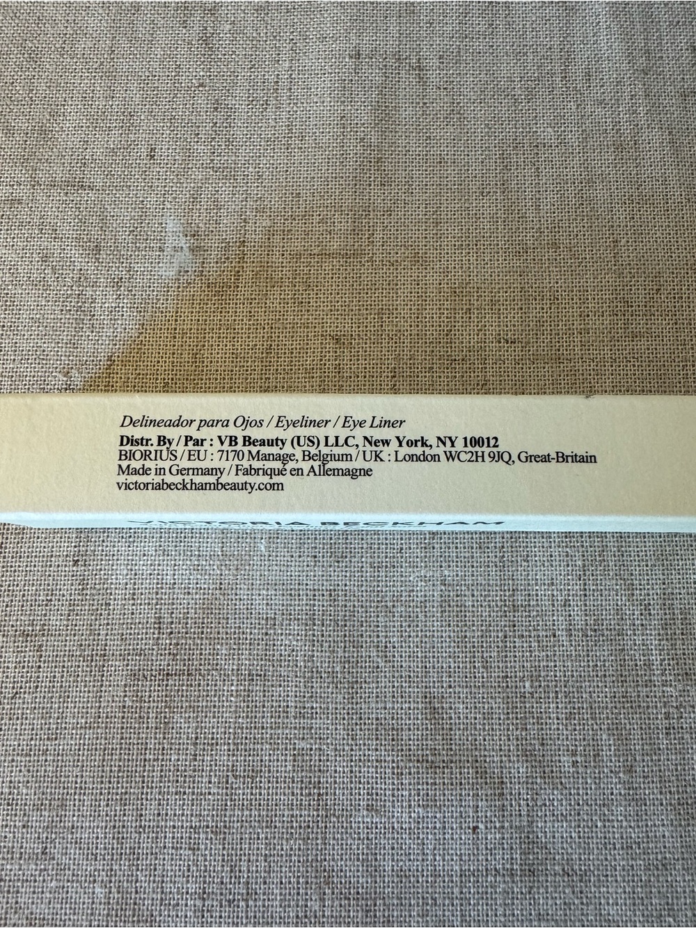 NIB Victoria Beckam Black Satin Kajal Eyeliner - Picture 7 of 11